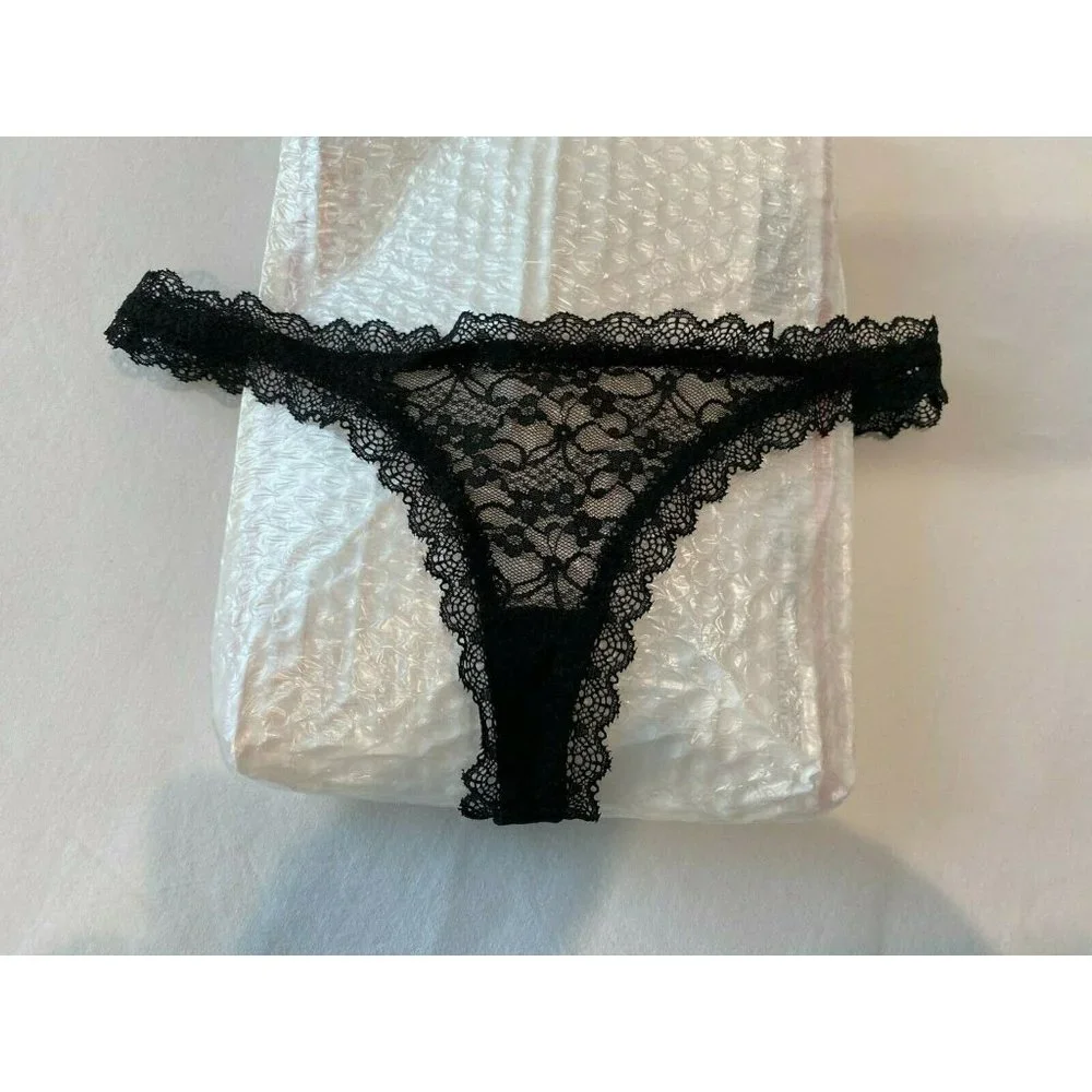 intimately‎ free people nylon black panty size M